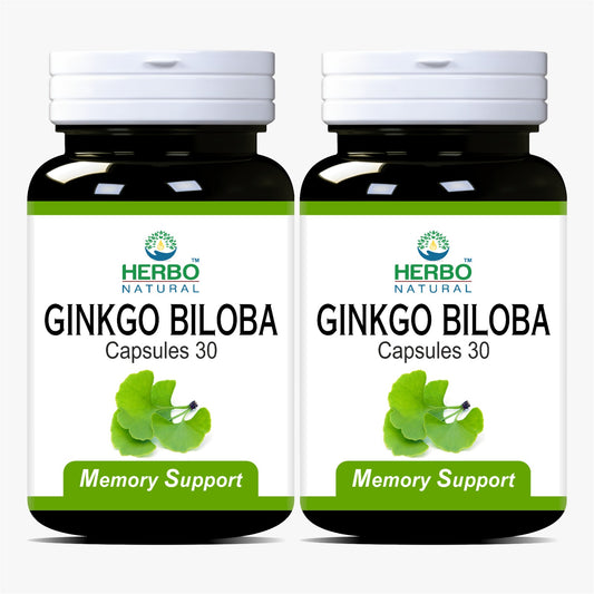 Ginkgo Biloba Capsules (Pack of 2)