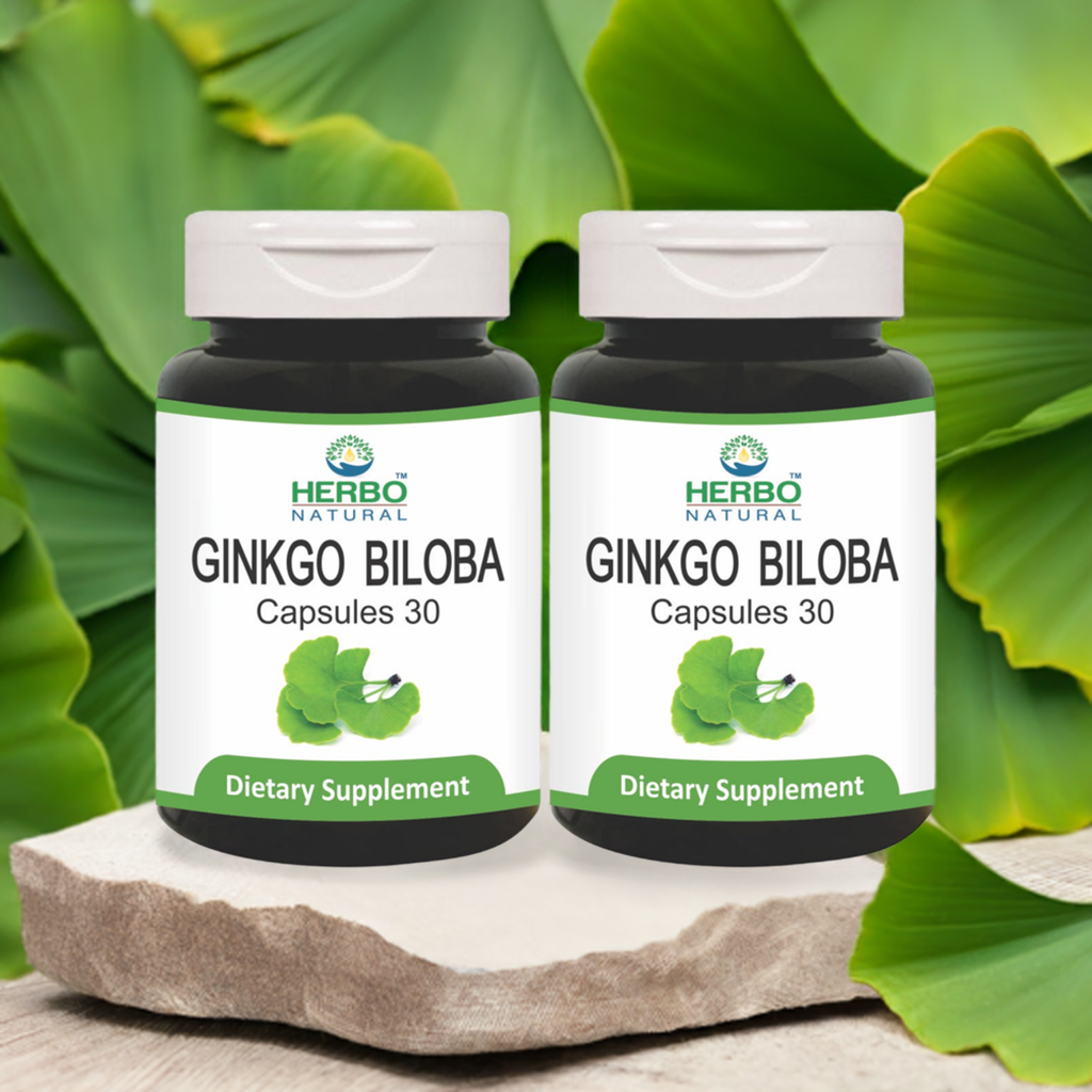 Ginkgo Biloba Capsules (Pack of 2)