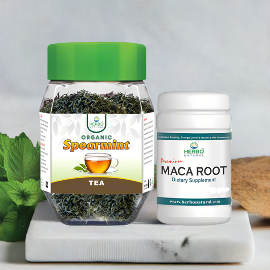 Hair Growth Kit (Spearmint tea & Maca Root 50 grams)